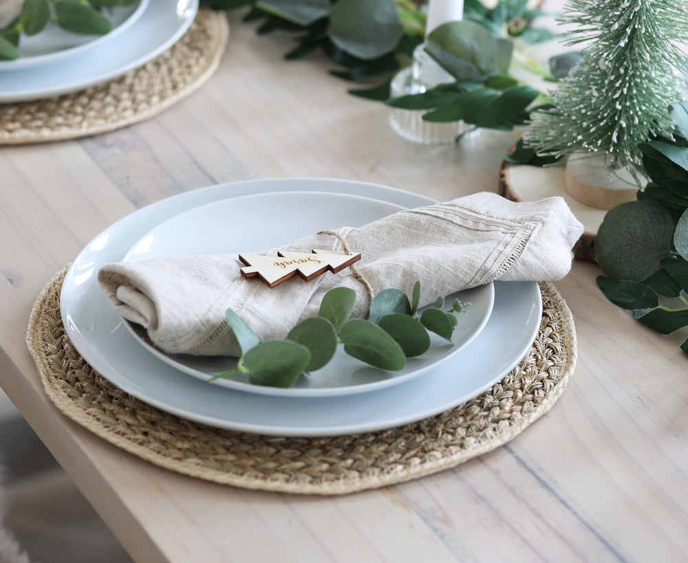 
                  
                    Wooden Christmas Tree Place Setting
                  
                