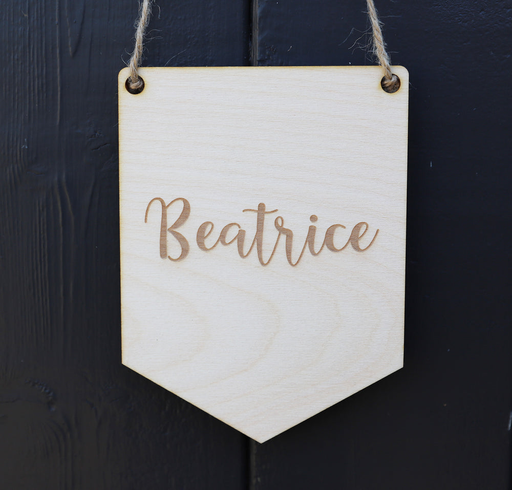 
                  
                    Personalised Flag Sign - Wooden
                  
                