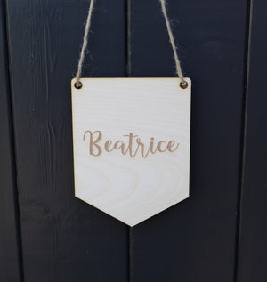 
                  
                    Personalised Flag Sign - Wooden
                  
                