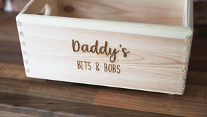 
                  
                    Personalised "Bits & Bobs" Crate - Wooden
                  
                