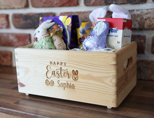 
                  
                    Personalised Wooden Easter Crate
                  
                