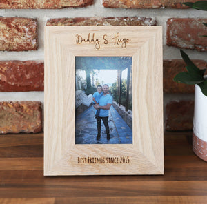 
                  
                    Personalised "Parent and Child" Picture Frame - Wooden
                  
                