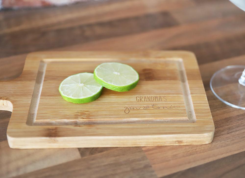 
                  
                    Personalised Gin Chopping Board - Bamboo
                  
                