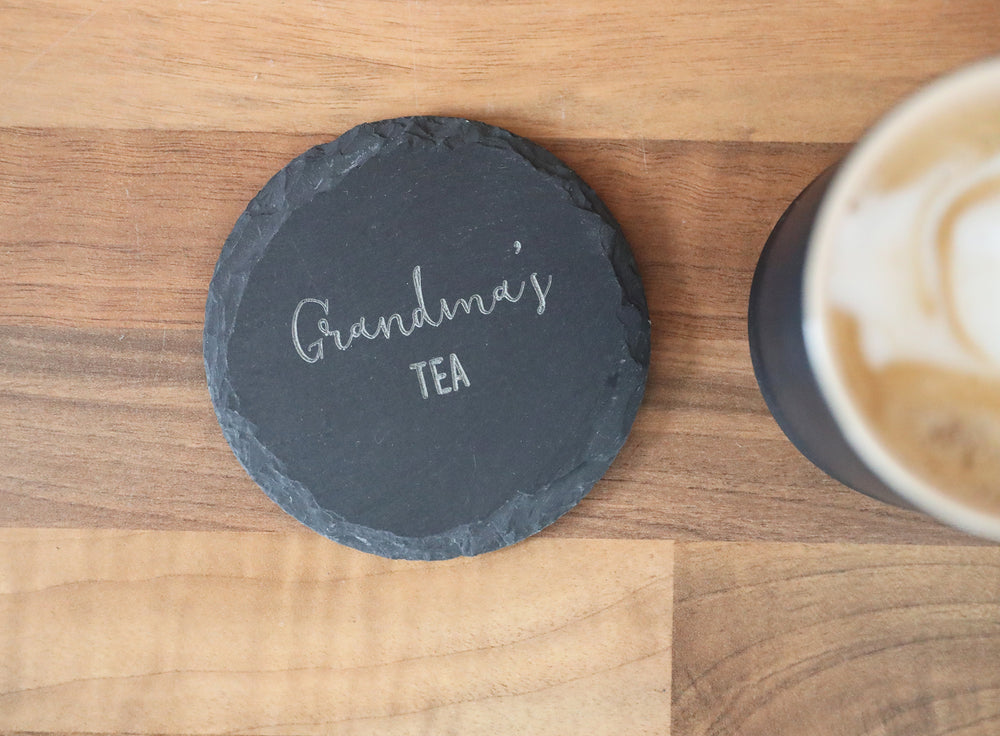
                  
                    Personalised Tea or Coffee Coaster - Slate
                  
                