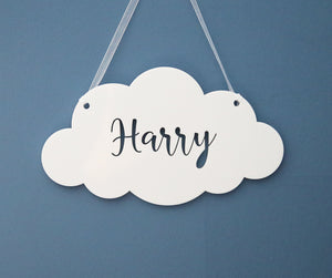 
                  
                    Personalised Cloud Sign White
                  
                