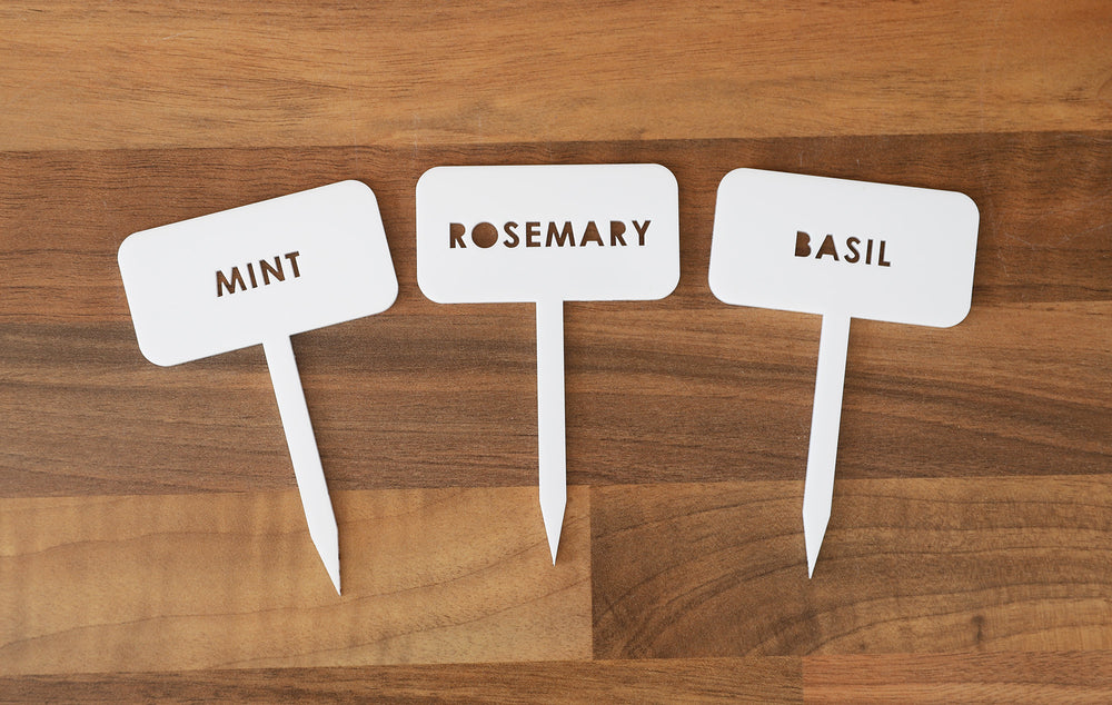 
                  
                    Personalised Plant Markers - White Acrylic
                  
                