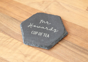 
                  
                    Personalised Teacher Tea Coaster Slate
                  
                