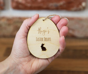 
                  
                    Personalised Easter Tag - Wooden - Design 2
                  
                