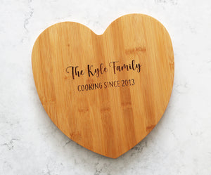 
                  
                    Personalised Heart Chopping Board
                  
                