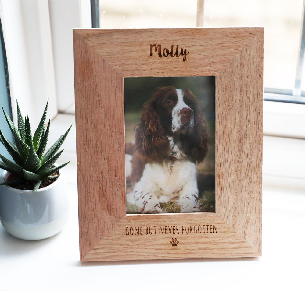 
                  
                    Personalised Pet Picture Frame - Wooden
                  
                