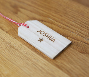 
                  
                    Personalised Christmas Gift Tag - Wooden
                  
                
