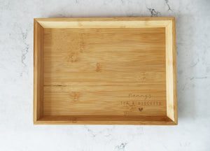 
                  
                    Personalised Tea & Biscuits Tray - Bamboo
                  
                