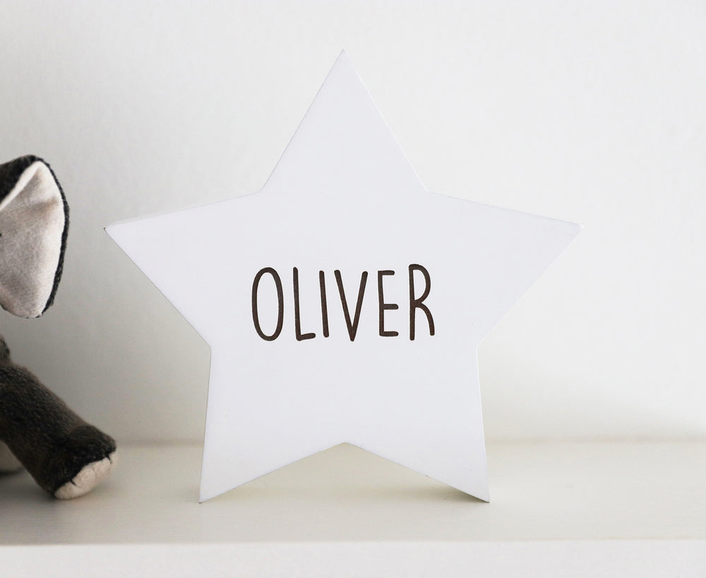 
                  
                    Personalised White Star Decoration - Wooden
                  
                