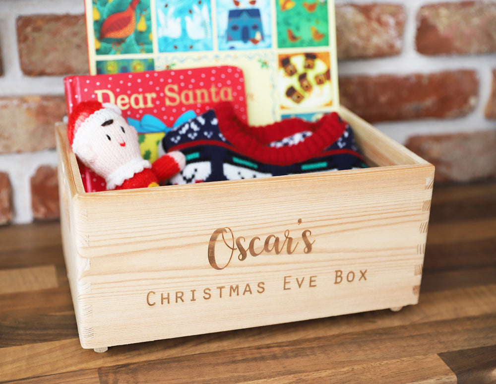 
                  
                    Personalised Christmas Eve Crate - Wooden
                  
                