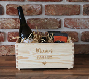 
                  
                    Personalised "Pamper" Crate - Wooden
                  
                
