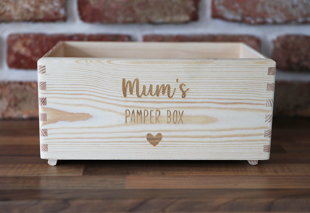 
                  
                    Personalised "Pamper" Crate - Wooden
                  
                