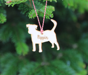 
                  
                    Personalised Jack Russell Dog Christmas Decoration - Wooden
                  
                