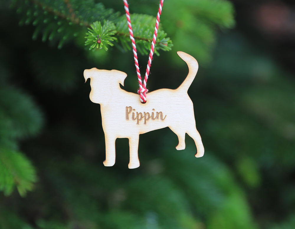 
                  
                    Personalised Jack Russell Dog Christmas Decoration - Wooden
                  
                