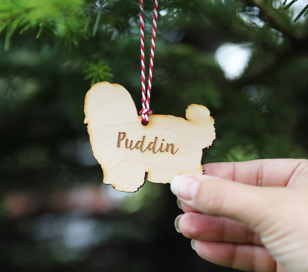 
                  
                    Personalised Shih Tzu Dog Christmas Decoration - Wooden
                  
                