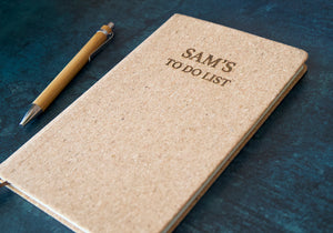 
                  
                    Personalised Cork Notebook
                  
                