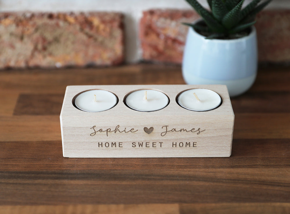 
                  
                    Personalised "Home Sweet Home" Candle Holder
                  
                