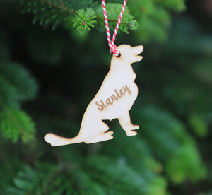 
                  
                    Personalised Springer Spaniel Dog Christmas Decoration - Wooden
                  
                