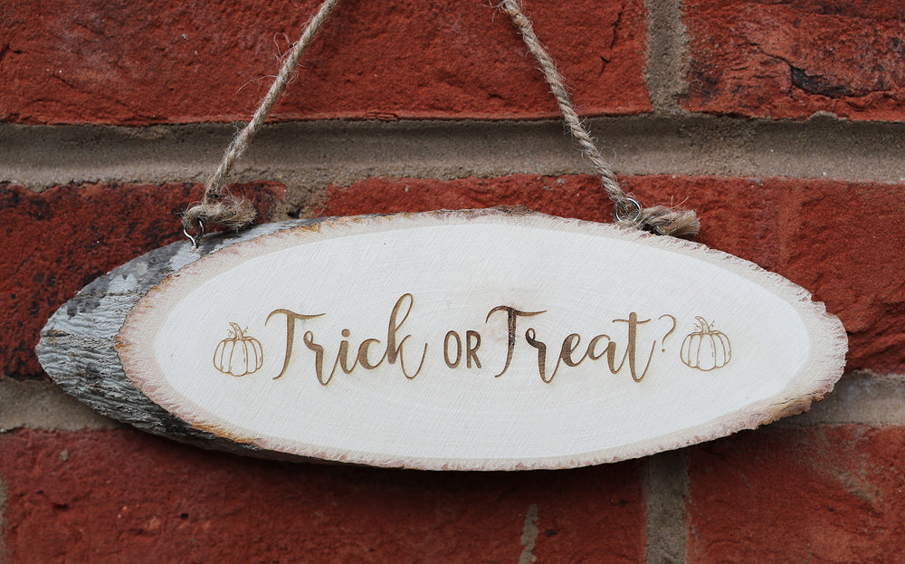 
                  
                    Halloween "Trick or Treat" Sign - Wooden
                  
                