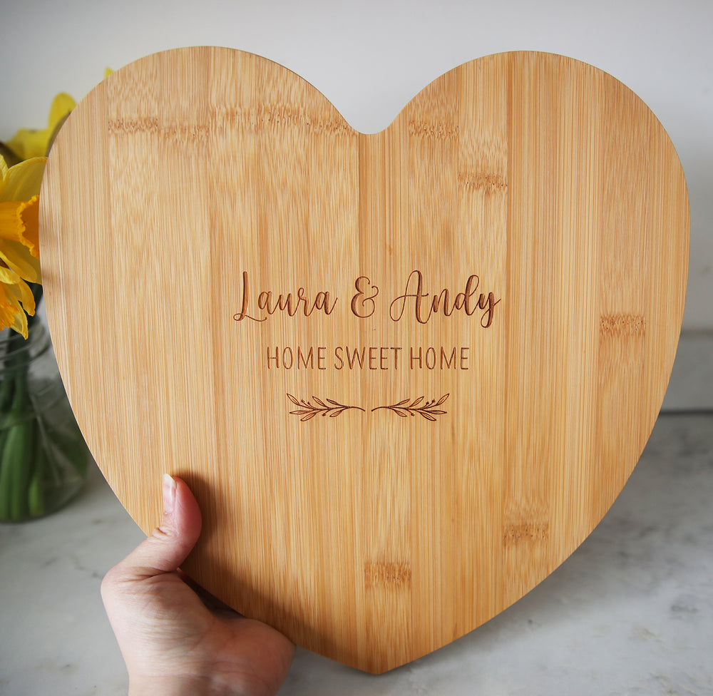 
                  
                    Couples Heart Shaped Chopping Board
                  
                