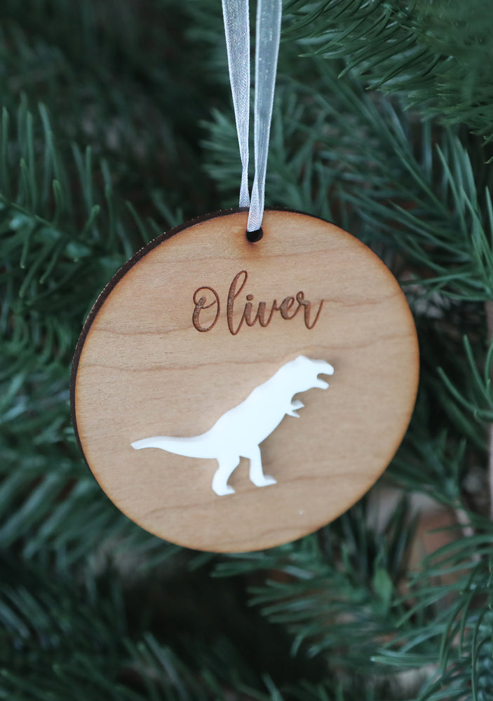 
                  
                    Personalised Dinosaur Christmas Decoration
                  
                