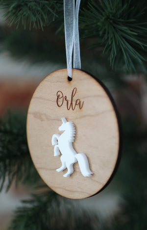 
                  
                    Personalised Unicorn Christmas Decoration
                  
                
