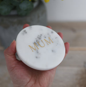 
                  
                    Personalised Mum Marble Coaster
                  
                