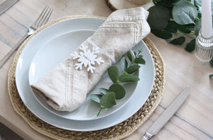 
                  
                    White Snowflake Place Setting
                  
                