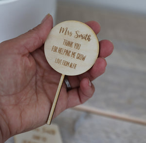 
                  
                    Personalised Teacher Plant Stick
                  
                