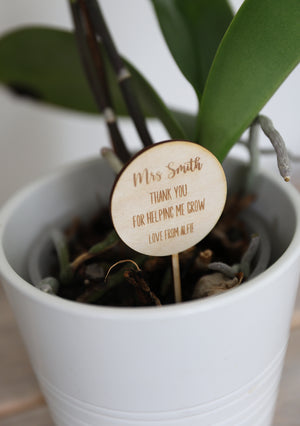 
                  
                    Personalised Teacher Plant Stick
                  
                