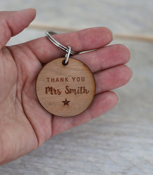 
                  
                    Personalised Keyring for Teacher
                  
                