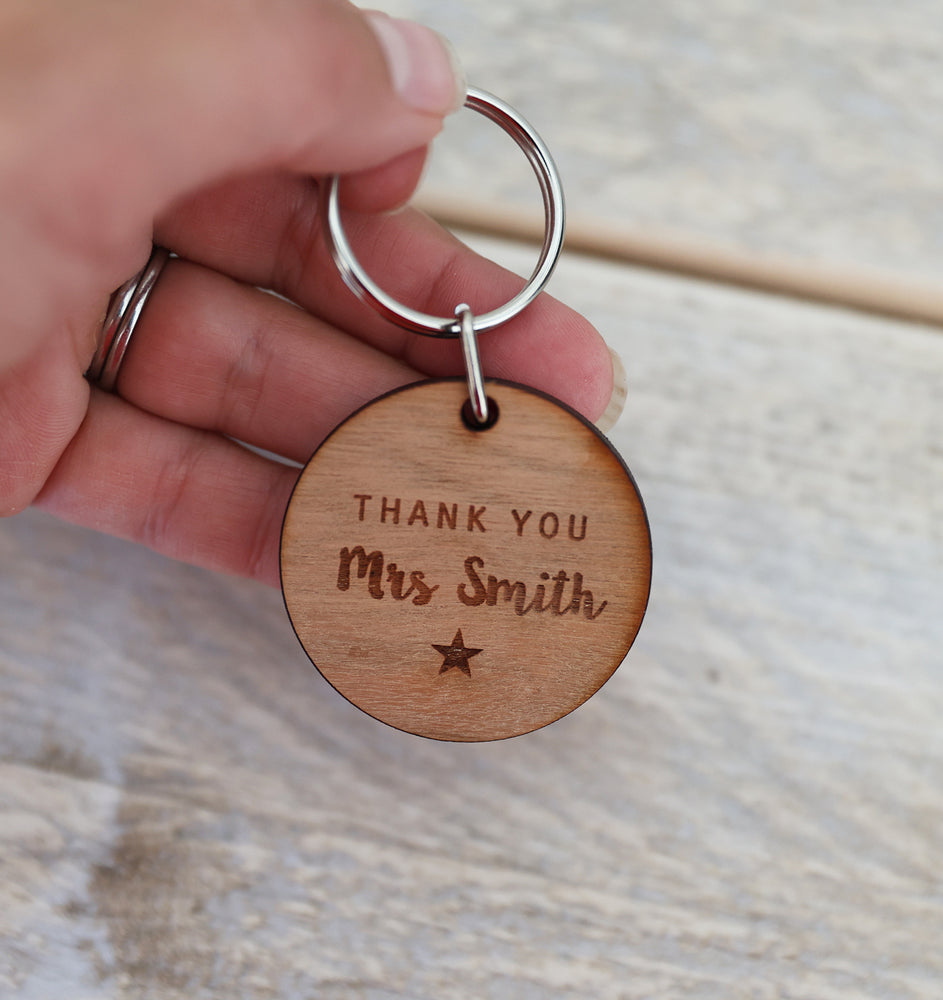 
                  
                    Personalised Keyring for Teacher
                  
                