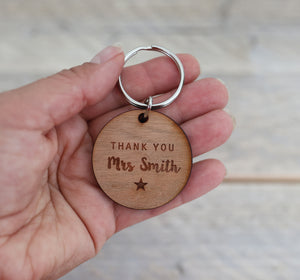 
                  
                    Personalised Keyring for Teacher
                  
                