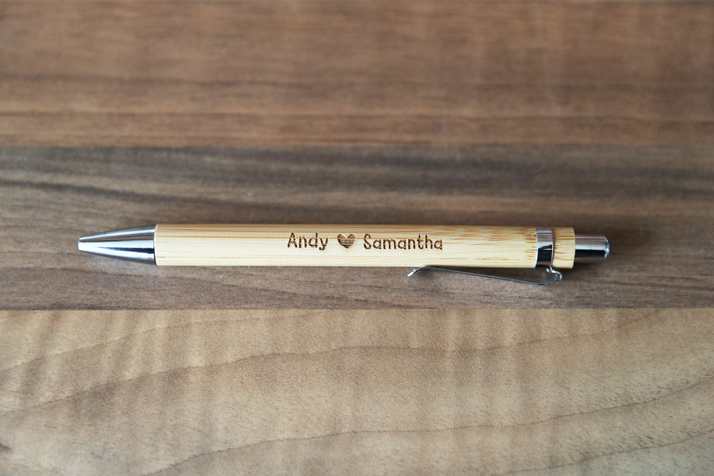 
                  
                    Personalised Couples Pen - Wooden
                  
                