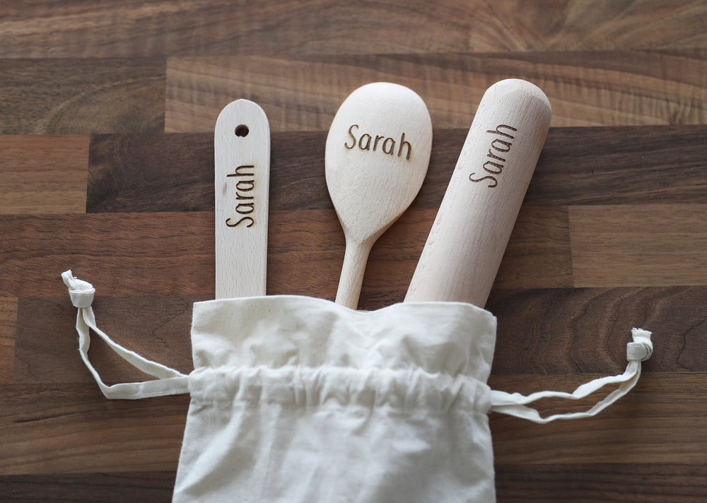 
                  
                    Personalised Baking Set - Wooden
                  
                