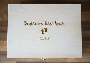 
                  
                    Personalised Baby Keepsake Box
                  
                