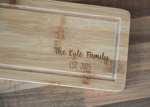 
                  
                    Personalised Chopping Board - Bamboo
                  
                