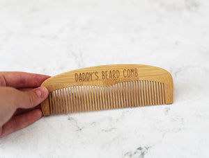 
                  
                    Personalised 'Beard' Comb - Bamboo
                  
                
