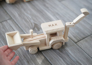 
                  
                    Personalised Wooden Digger
                  
                
