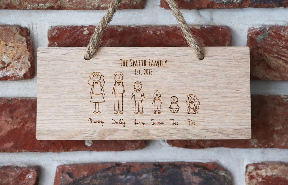 Family Display Sign Personalised Family Sign | The Willow Workshop – The Willow Workshop UK