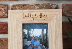 
                  
                    Personalised "Parent and Child" Picture Frame - Wooden
                  
                