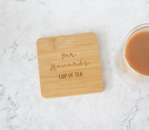
                  
                    Personalised Bamboo Tea Coaster
                  
                