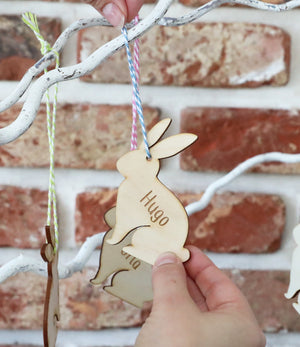 
                  
                    Personalised Wooden Easter Bunny
                  
                