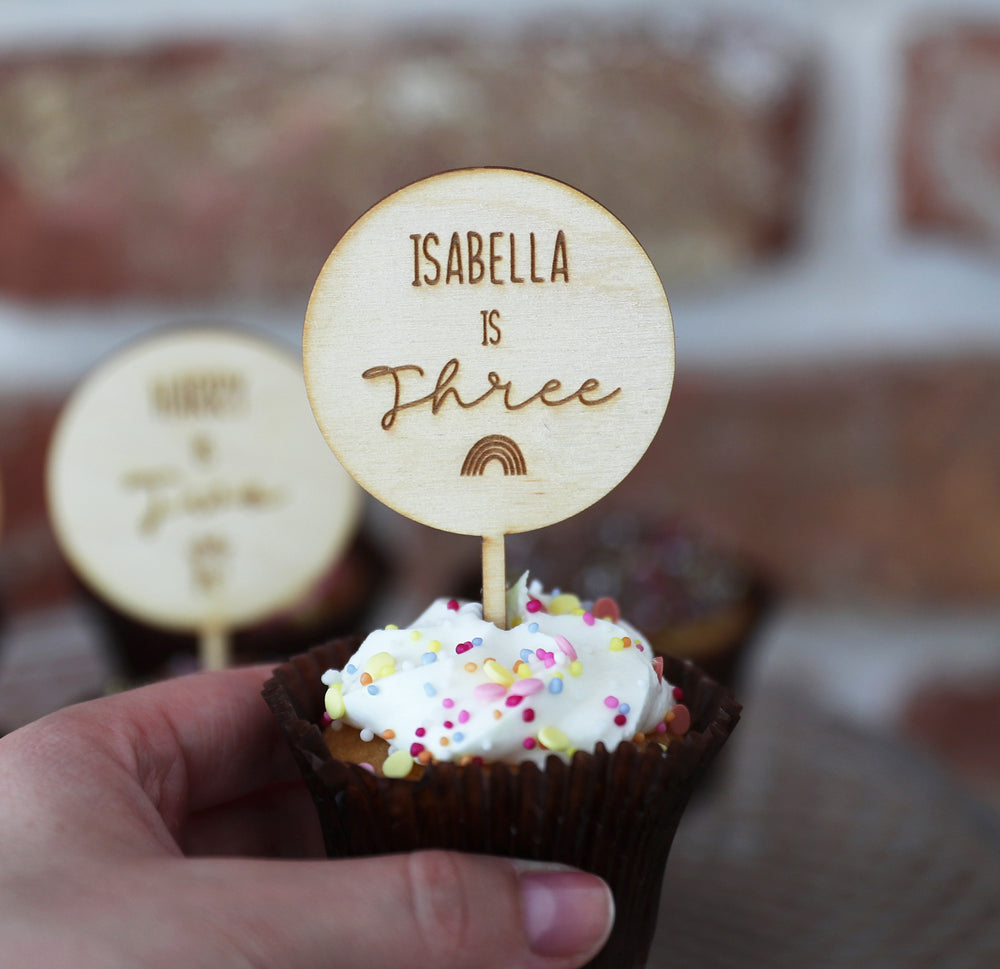 
                  
                    Children's Personalised Cupcake Topper
                  
                