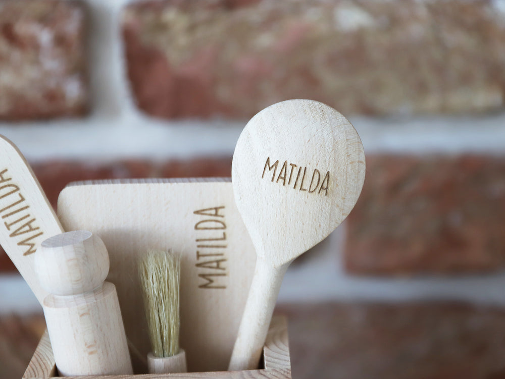 
                  
                    Personalised Children's Baking Set - Wooden
                  
                