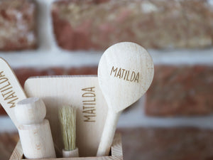 
                  
                    Personalised Children's Baking Set - Wooden
                  
                